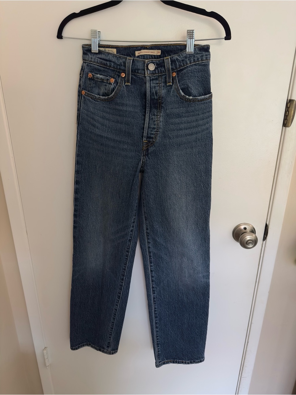 Levi's Women's Straight Ankle Jeans - Medium Blue Denim